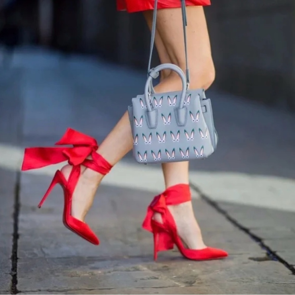 Christian Louboutin Douce Du Desert Heels in Red